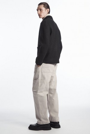 Dusty Grey COS Carpenter Jeans - Straight Trousers | 137258-WXC