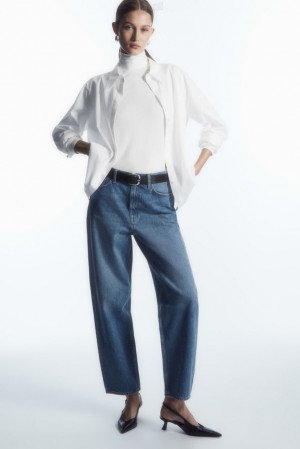 Medium Blue COS Arch Jeans - Tapered Trousers | 019846-DVF