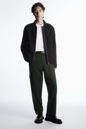 Navy COS Tapered Utility Pants Pants | 286134-XTJ