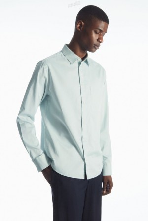 White COS Patch-Pocket Shirt - Regular Shirts | 912536-IAW