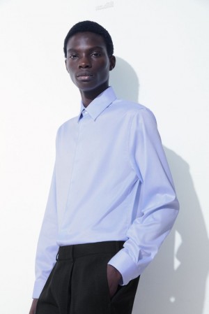 White COS The Minimal Tailored Shirt Shirts | 037968-JIL