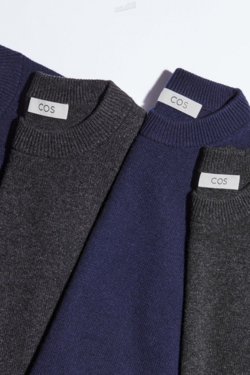 Black COS Pure Cashmere Jumper Knitwear & Cardigans | 875341-XKZ