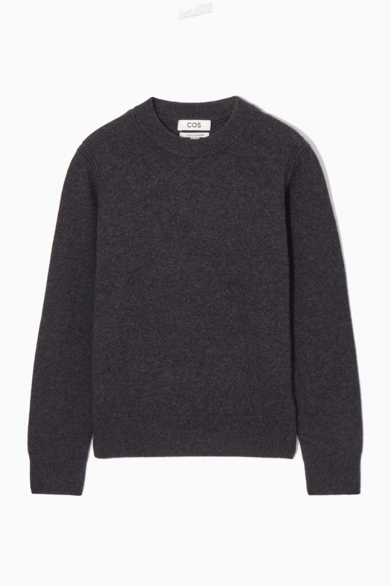 Black COS Pure Cashmere Jumper Knitwear & Cardigans | 409631-GSL