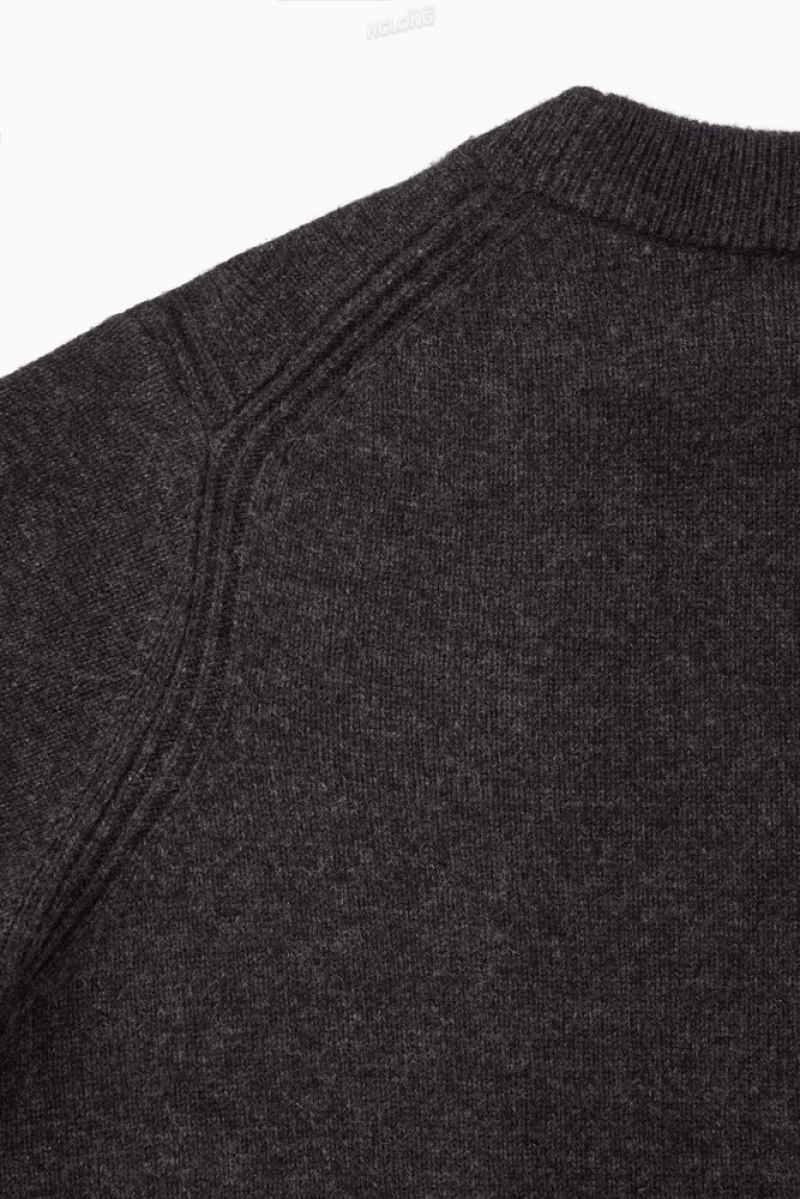 Black COS Pure Cashmere Jumper Knitwear & Cardigans | 409631-GSL