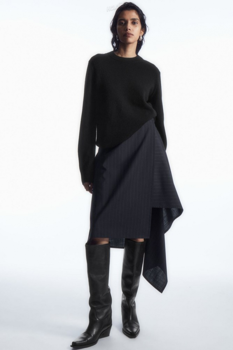 Black COS Pure Cashmere Jumper Knitwear & Cardigans | 310672-ENF