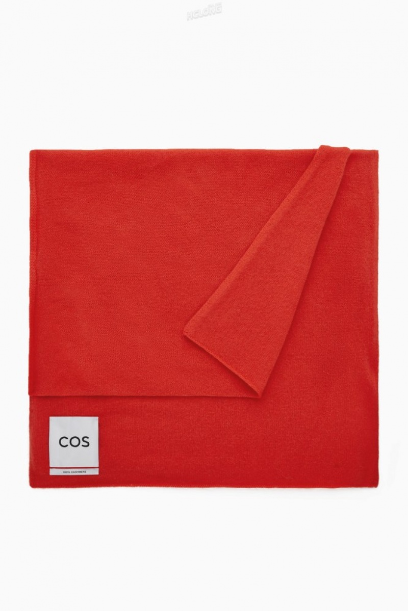 Black COS Pure Cashmere Scarf Scarves | 394517-YHI