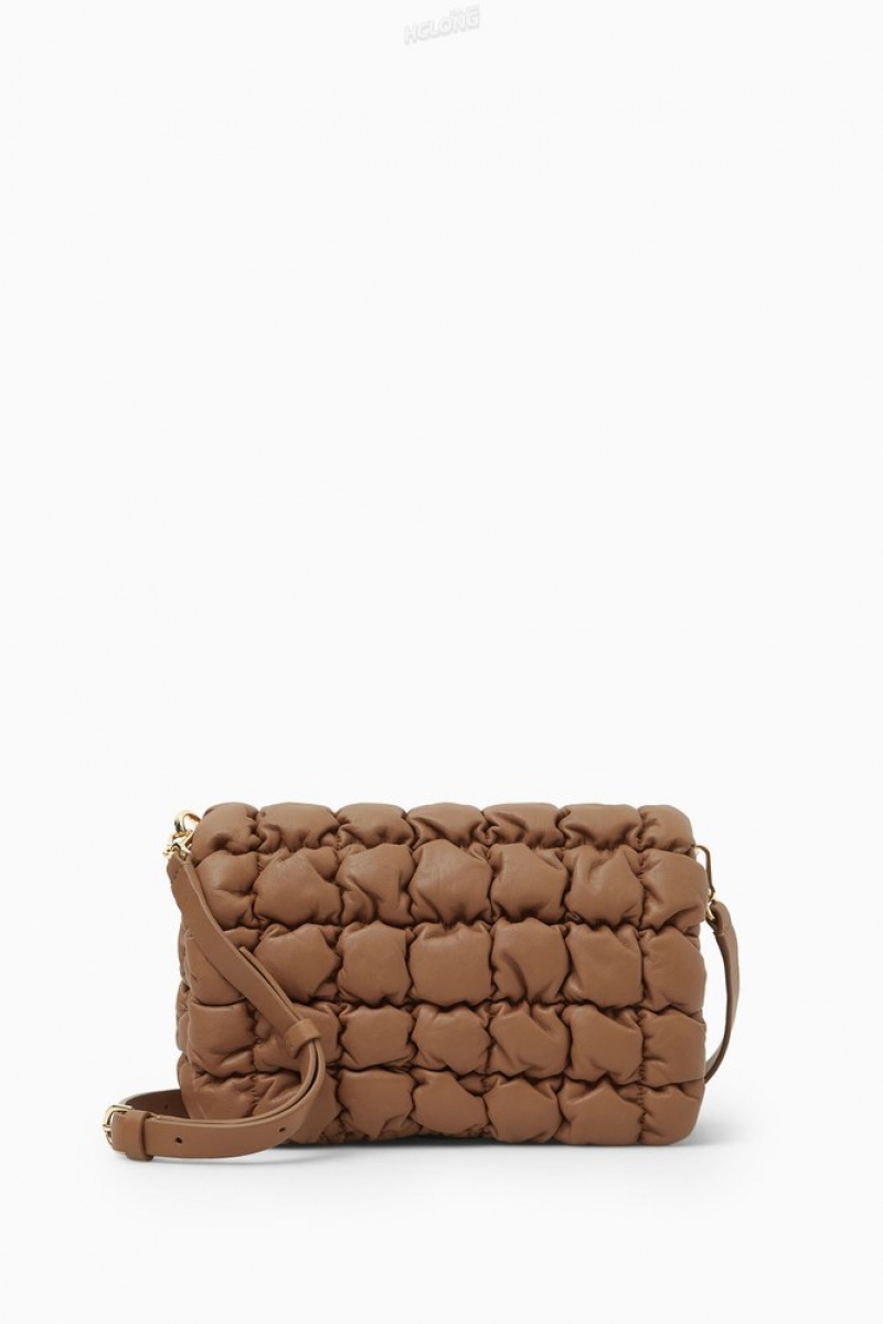 Black COS Quilted Crossbody - Leather Bags | 851093-MRA