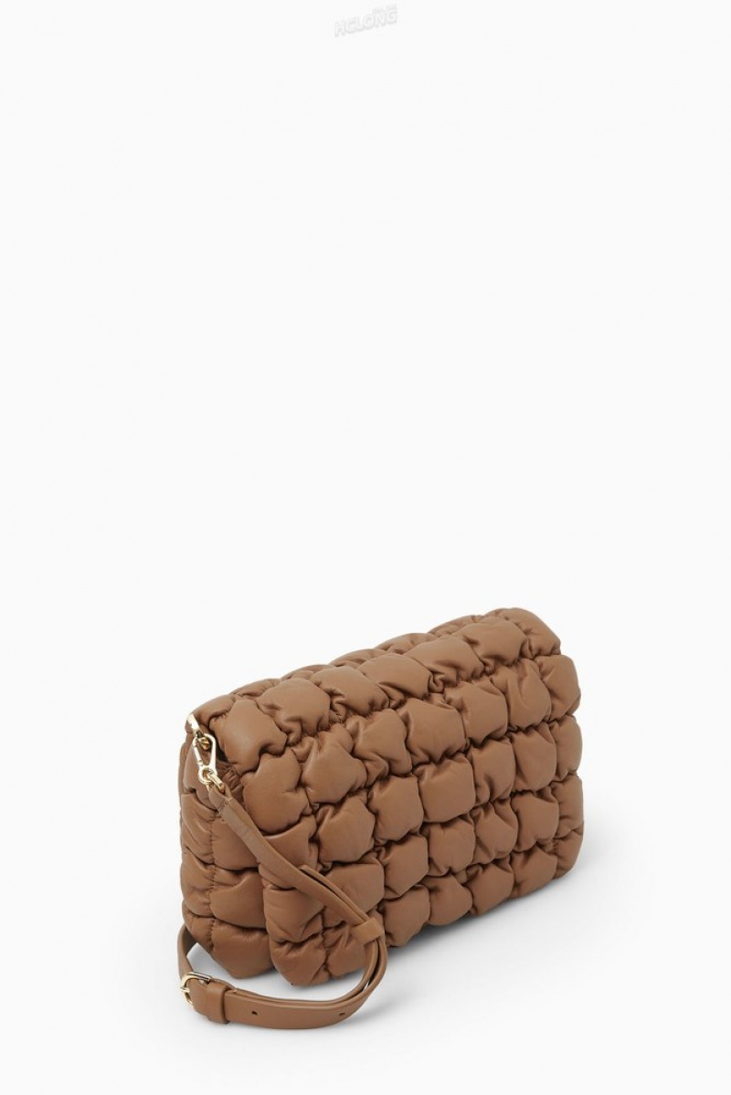 Black COS Quilted Crossbody - Leather Bags | 851093-MRA