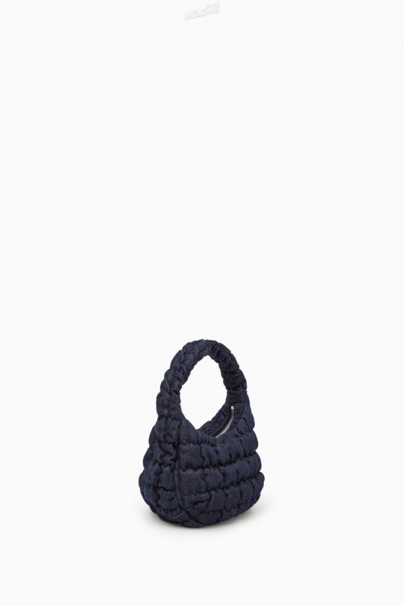 Black COS Quilted Micro Bag Bags | 620154-LDR