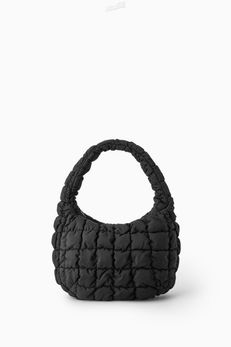 Black COS Quilted Mini Bag Bags | 374182-QNK