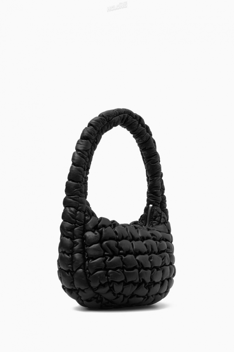 Black COS Quilted Mini Bag - Leather Bags | 492761-LCZ