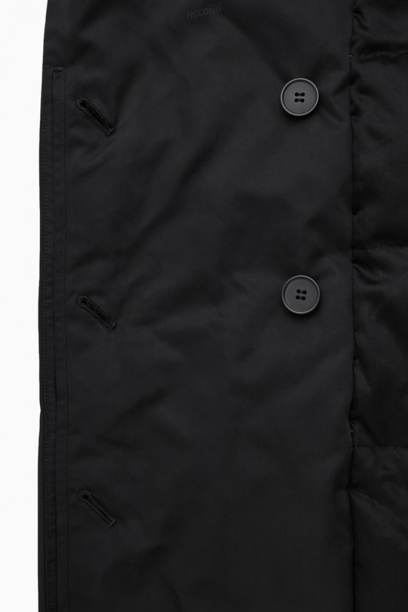 Black COS The Recycled-Down Padded Coat Blazers & Tailoring | 781025-MAQ