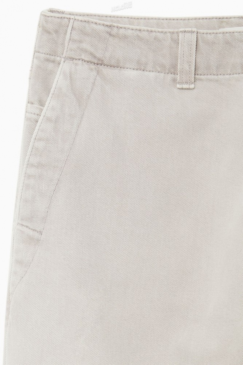 Dusty Grey COS Carpenter Jeans - Straight Trousers | 137258-WXC