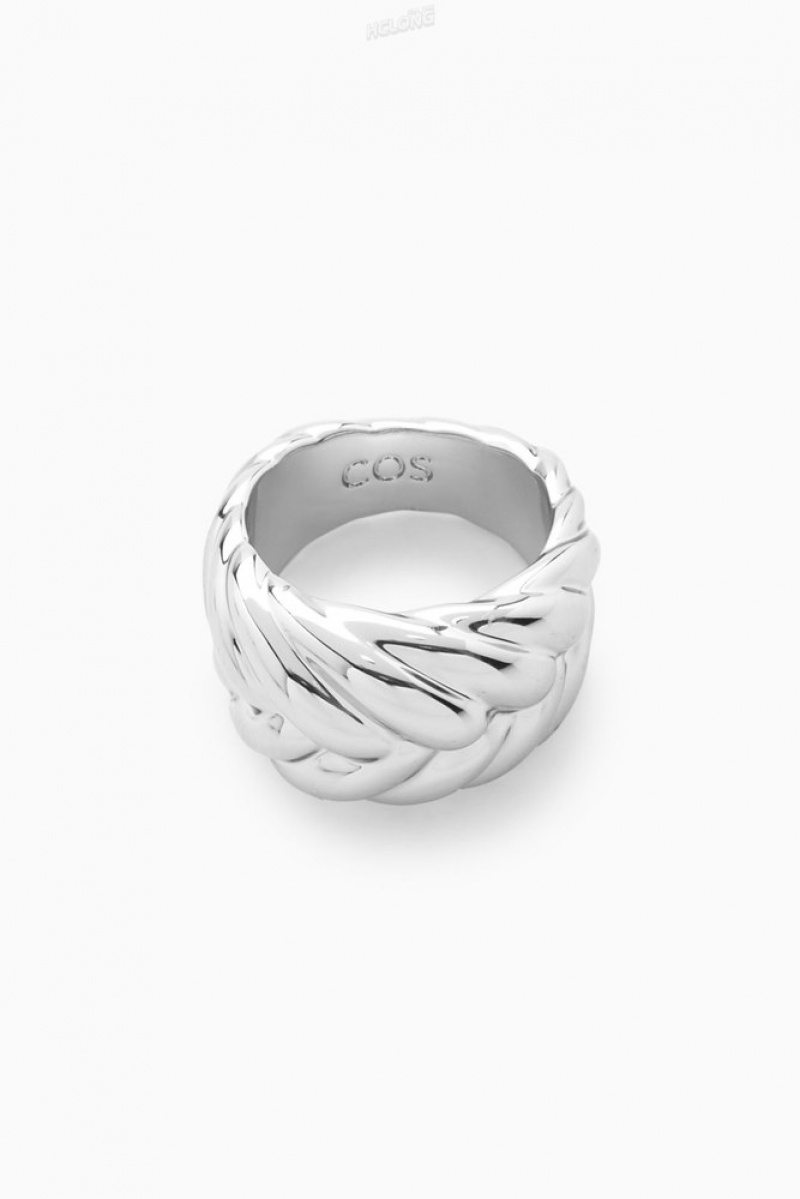 Gold COS Chunky Plait Ring Jewelry & Jewellery | 813742-HNV