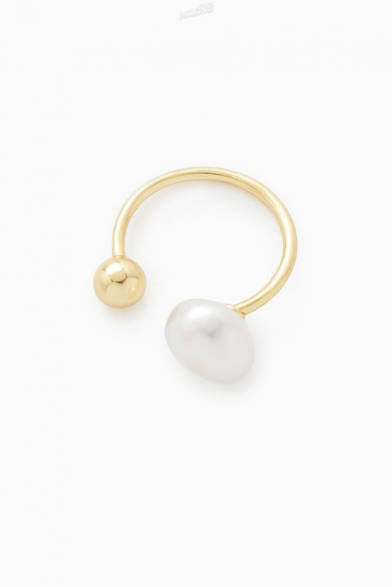 Gold COS Gold Vermeil Freshwater Pearl Ring Jewelry & Jewellery | 749126-VWY