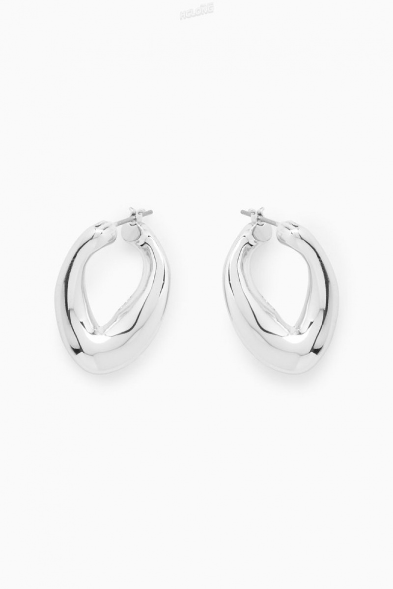 Gold COS Twisted Hoop Earrings Jewelry & Jewellery | 874653-VNW