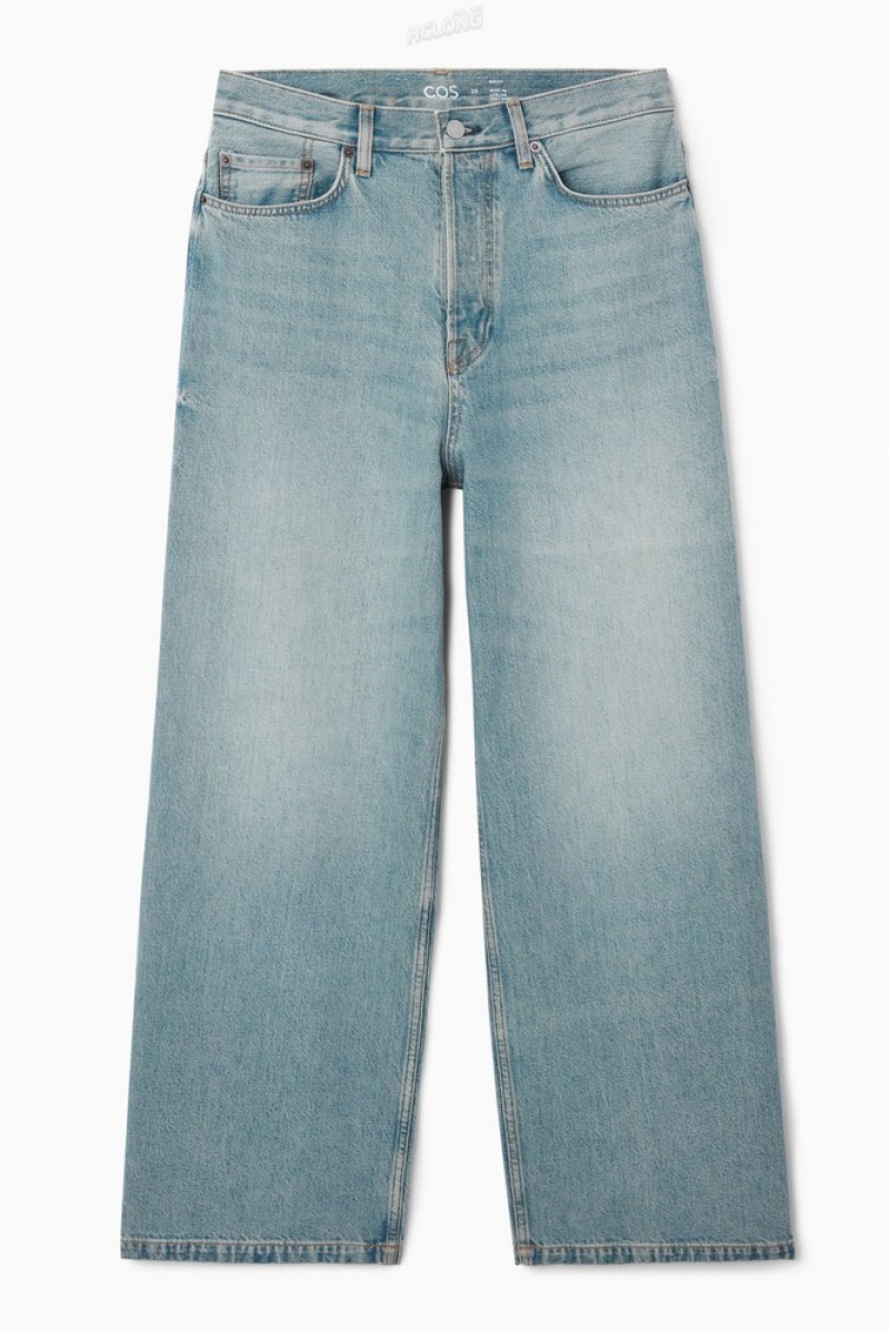 Light Blue COS Volume Jeans - Wide Jeans | 908325-YWU