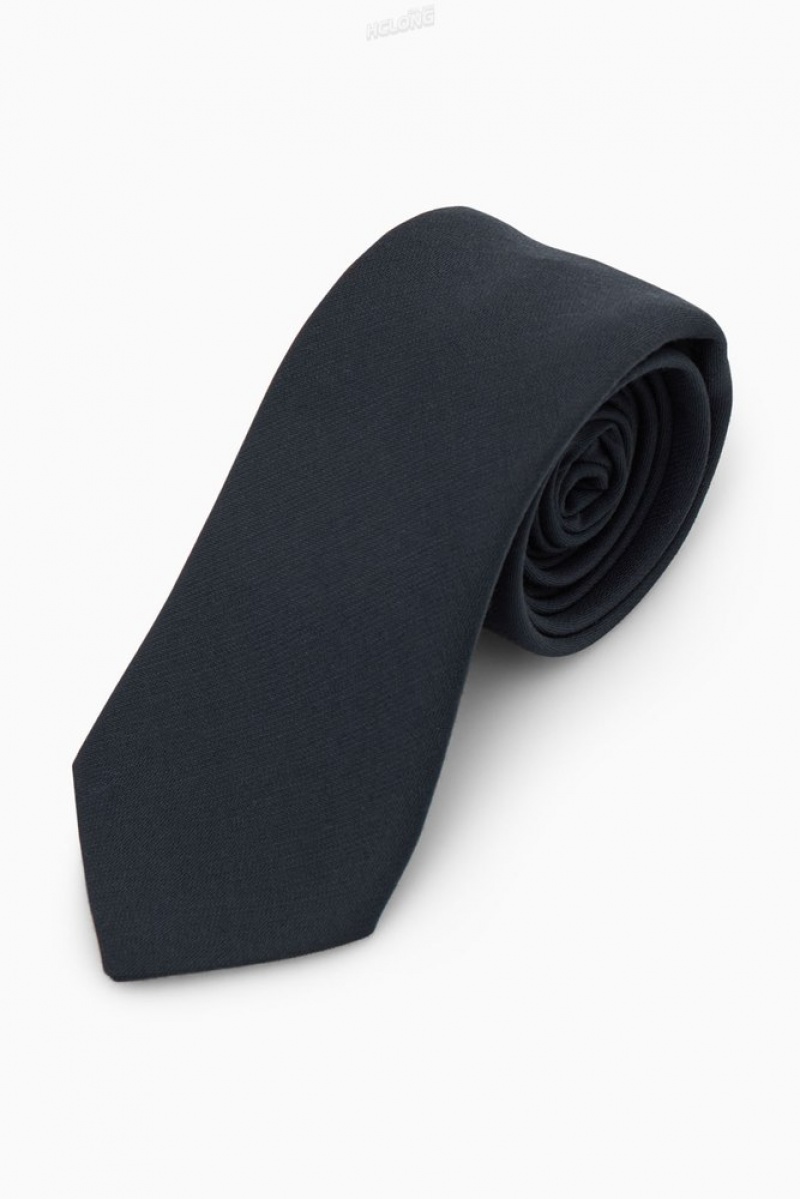 Navy COS Classic Tie Ties | 468059-WQL