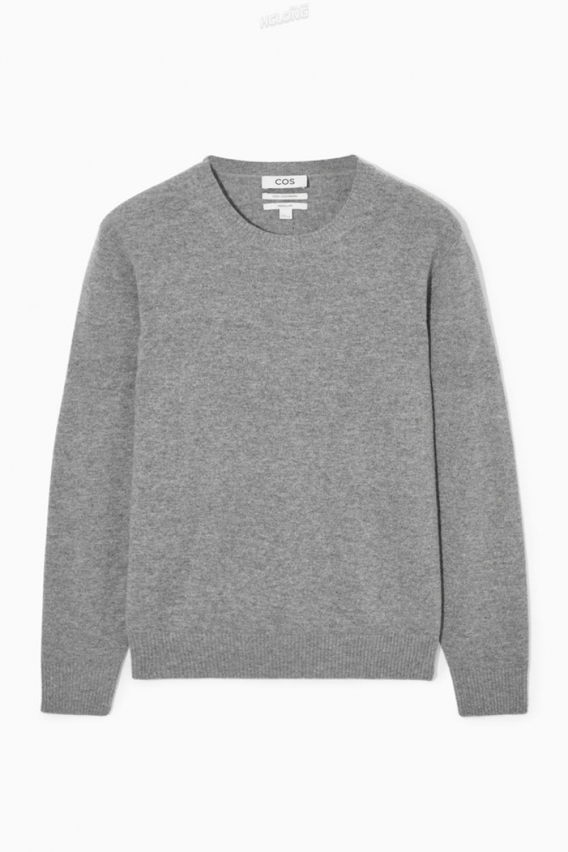 Navy COS Pure Cashmere Jumper Knitwear | 716540-DFT