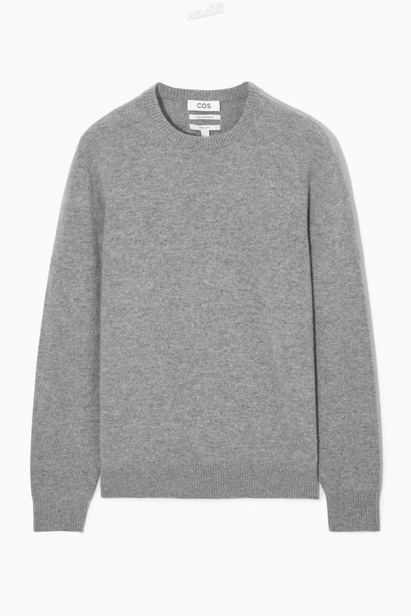 Navy COS Pure Cashmere Jumper Knitwear | 716540-DFT