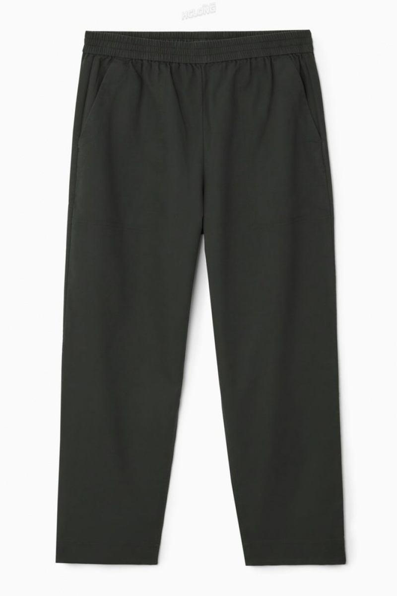 Off-White COS Elasticated Twill Pants Pants | 650749-DSE