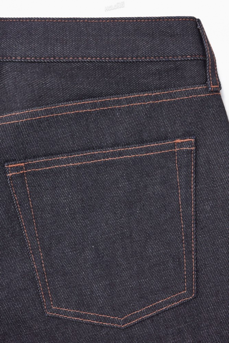 Raw Indigo COS Pipe Jeans - Bootcut Jeans | 248360-EXY