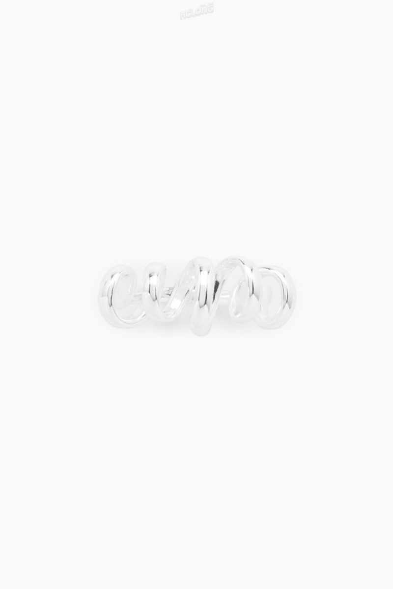 Silver COS Spiral Ring Jewelry & Jewellery | 148692-DYG