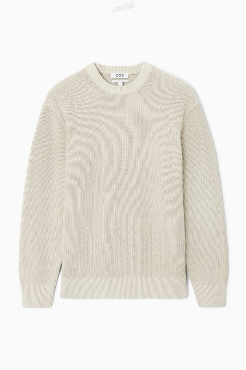 Stone COS Stone-Washed Knitted Jumper Sweaters & Cardigans | 418730-WEO