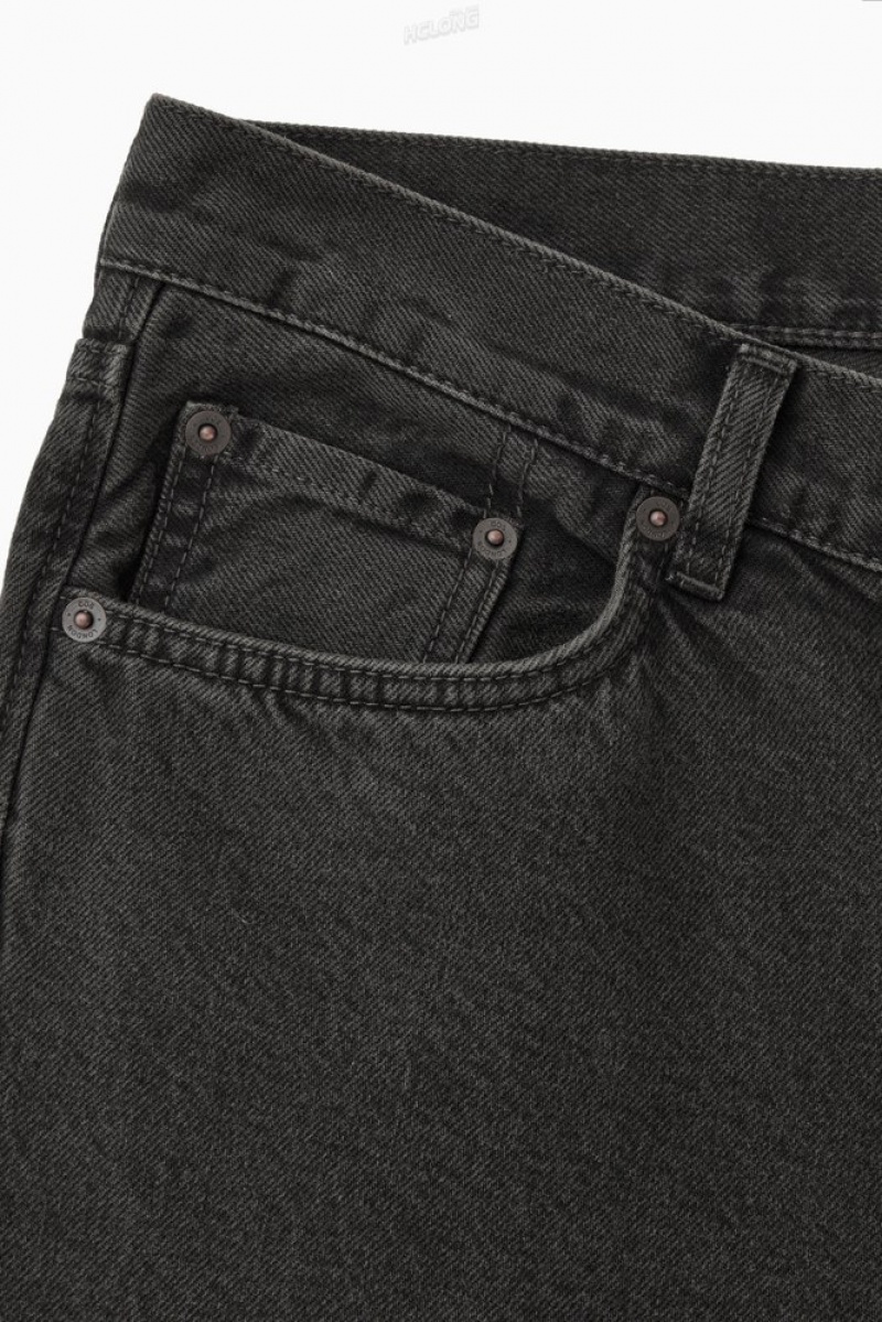 Washed Black COS Amp Jeans - Straight Jeans | 768153-QXU