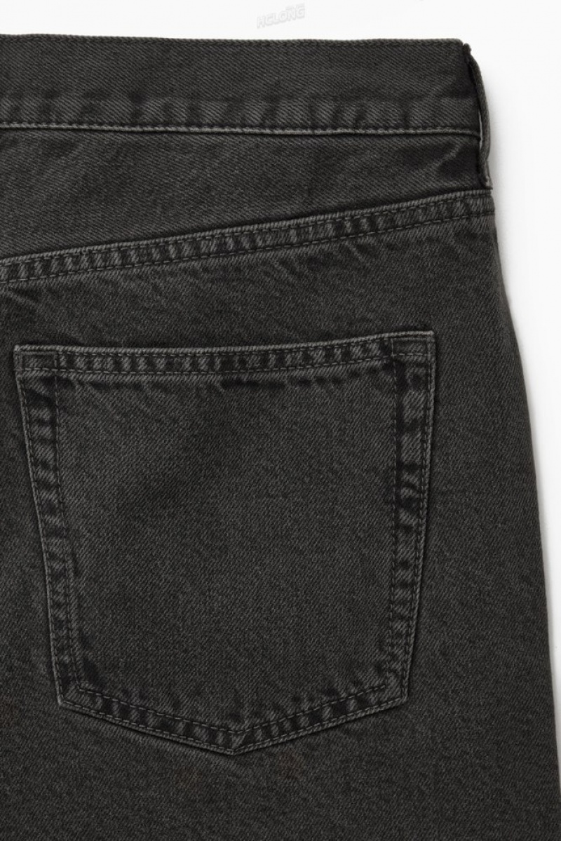 Washed Black COS Amp Jeans - Straight Jeans | 768153-QXU