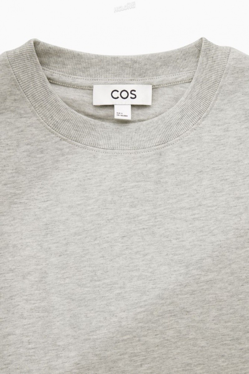 White COS The Clean Cut T-Shirt T-shirts | 532847-AFC