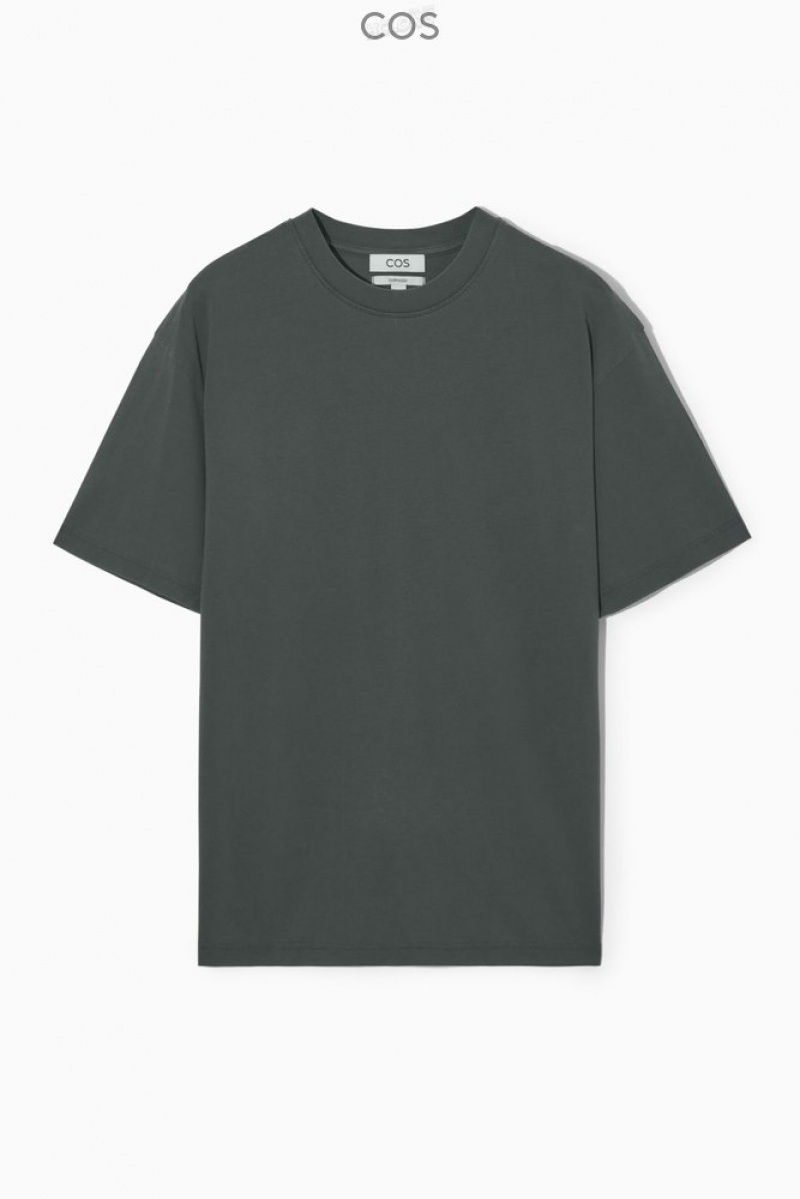 White COS The Super Slouch T-Shirt T-shirts | 867023-DXO